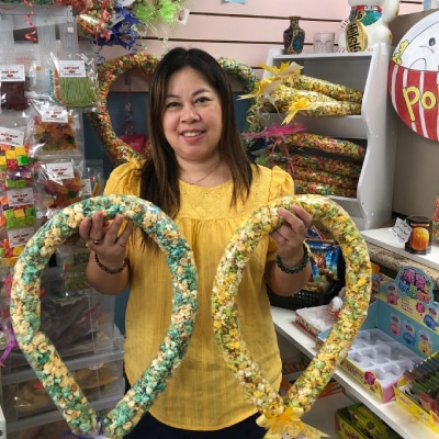 POPCORN LEI
